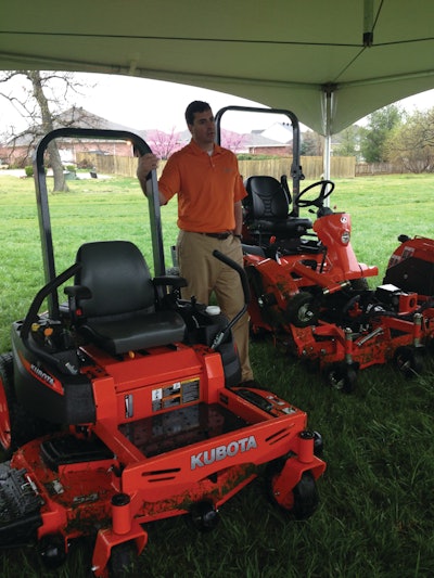 John Scott, president of Kubota of Northwest Arkansas, says the Kommander series sales have been good, with 32 units sold since February.