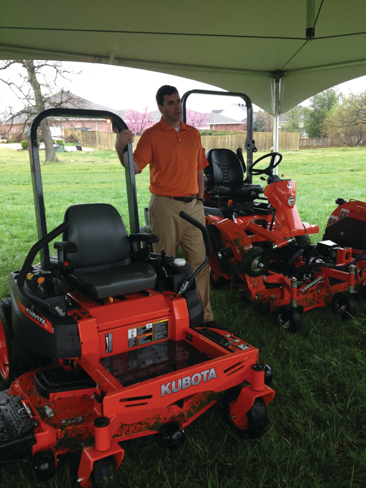 Kubota Kommander residential lawn maintenance zeroturn mower