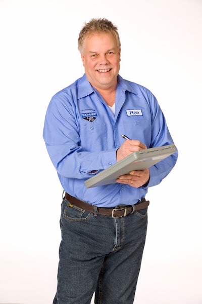 Ron Carter, Kichler's corporate trainer and conductor of the landscape lighting training classes.