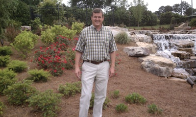 Brad Terrell, owner of A Cut Above Landscape Management based in Columbus, GA.