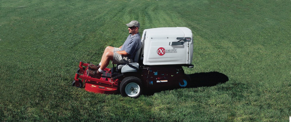 Navigator Dedicated Bagging Rider From Exmark Mfg. Co. Inc