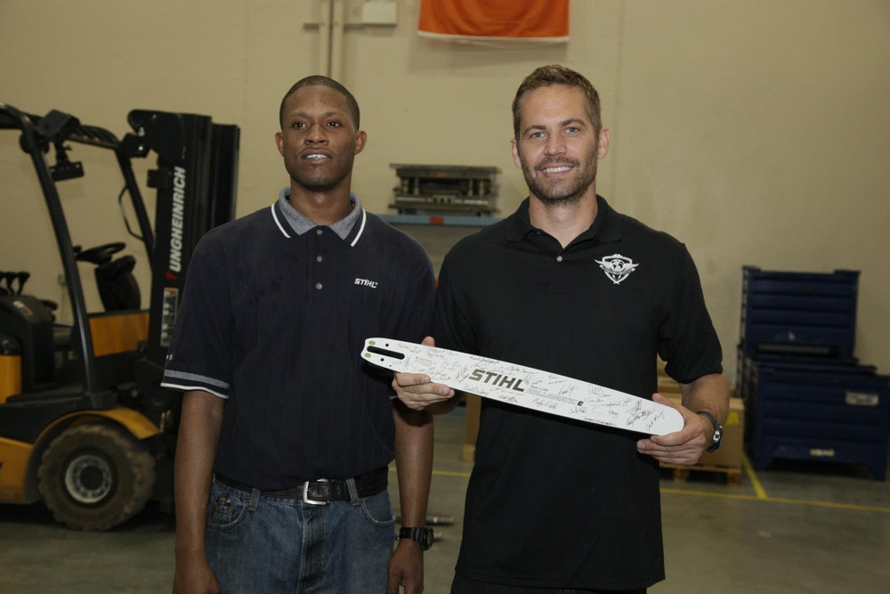 Paul Walker And Reach Out Worldwide Visit Stihl Inc Green Industry Pros Paul Walker And Reach Out Worldwide Visit Stihl Inc Green Industry Pros