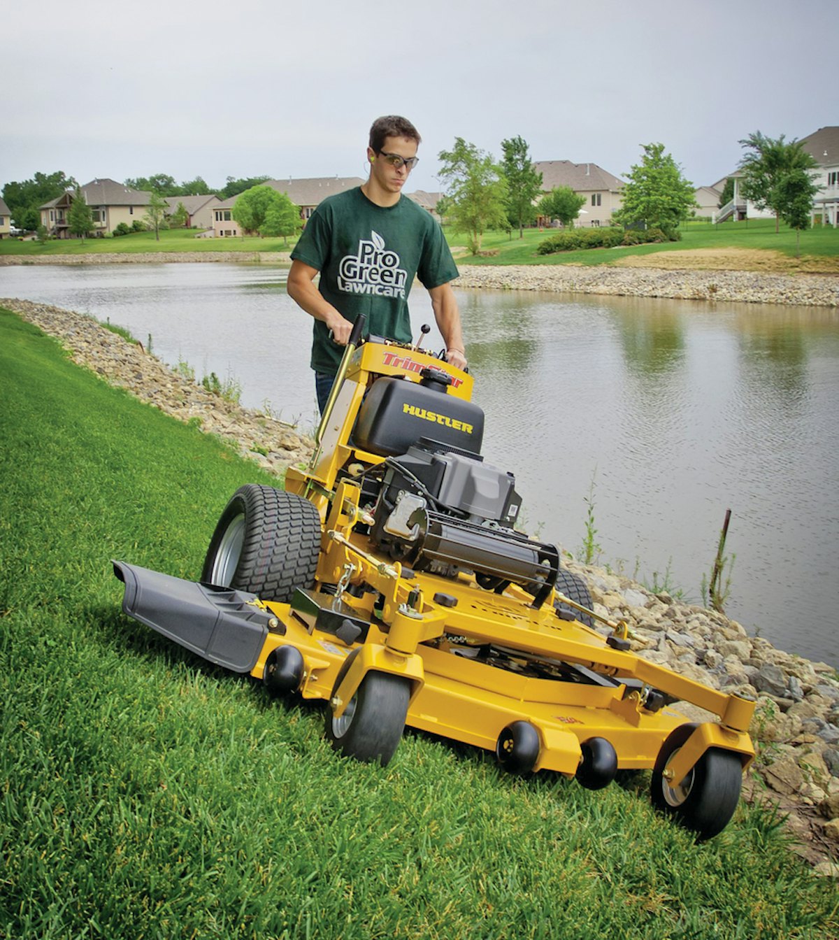 Hustler walk behind mower discount
