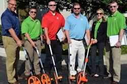 New U.S. Lawns franchisees, left to right: Kevin Monaco - Reno, NV; Brock Howland - Kalamazoo, MI; Ronnie Christopher - Warner Robins, GA; John Crowley - Charlottesville, VA; Jasmina and Jarrad Boever - Des Moines, IA.