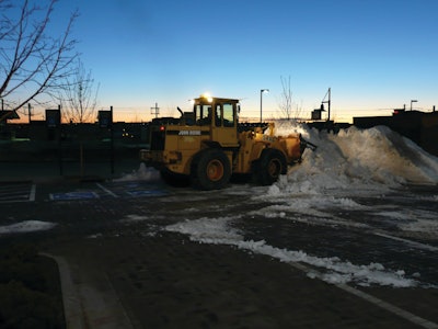 You have to know the best location on a property to pile the snow. This requires knowledge of a given site's drainage patterns, traffic flow, hours of operation, and so on.
