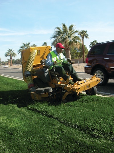 Mower Vs Car In Base 10985885
