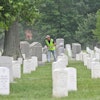 PLANET, the national landscape industry association's, 2013 volunteer Renewal & Remembrance event at Arlington National Cemetery.