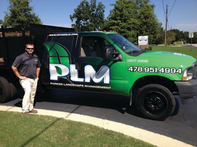 Greg Parker, president of Parker Landscape Management (PLM) in Gray, GA