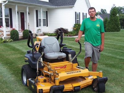 Kirk Brown in 2013. He started his business in 2003 at the age of 12 before going full-time in 2010 after completing high school.