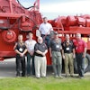 Pictured in the photo are (left to right): Charlie Stahl, Morbark territory specialist; Jesse Garber, Columbus Equipment Company environmental sales; Jim Shoemaker Jr., Morbark president; Tim Smith, Columbus Equipment Company environmental division sales manager; Bob Stewart, Columbus Equipment Company environmental sales; John Foote, Morbark VP of sales and marketing; Don Duperow, Columbus Equipment Company environmental sales.