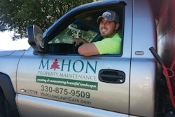 Adam Mahon of Mahon Property Maintenance in Louisville, OH.