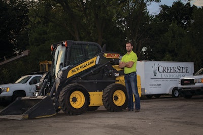 Mike Arnold of Creekside Landscaping
