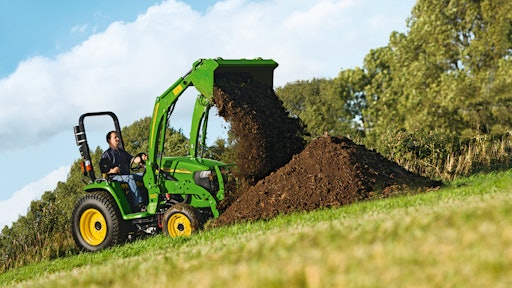If a contractor is looking is looking for more versatility, a small tractor may be the correct choice.