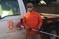 Nathan Mitchell of All-Pro Mowing & Landscaping in Amarillo, TX