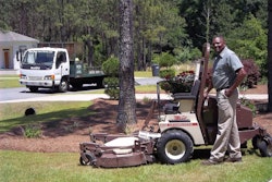 Chris Shipp, owner of Shipp Shape Lawn Service in Sylvester, GA