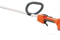 The curved 136LiL battery-powered string trimmer from Husqvarna