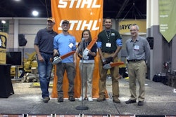 TCIAF winners and presenters (from left to right): Mark Chisholm, Bryce Crunkilton, Katie Hawkins, Stephan Moore, Bob Rouse (TCIA)