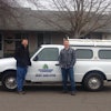 Bill (left) and Rodney Bumgardner of Bumgardners Landscape in Medford, OR