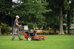 Exmark's Turf Tracer S-Series of intermediate walk-behind mowers is now offered in propane.