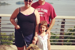 Ken Hennebert on a recent vacation to Florida with wife Sarah, daughter Kenna, and operations manager Grady.