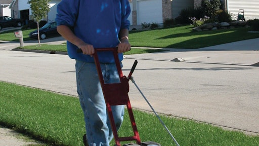 Walk-behind edgers are ideal for establishing that first clean cut.