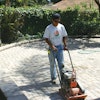 You want a bit smaller, lighter machine when compacting the pavers themselves.
