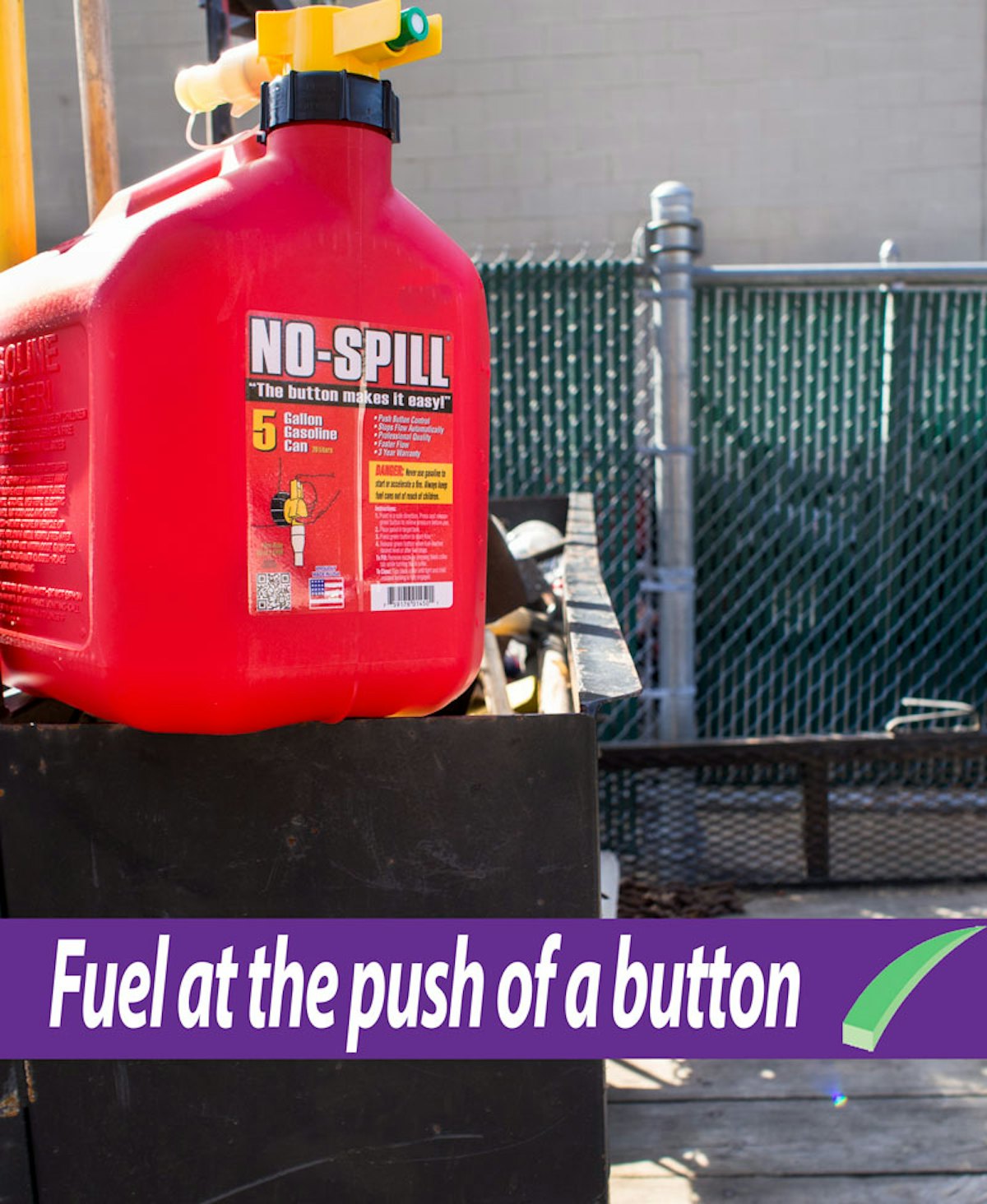 DOTApproved Gas Cans For Landscapers From ProParts Direct Green