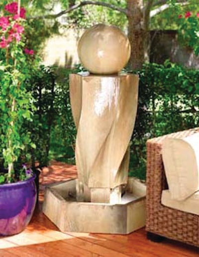 Vortex With Ball Outdoor Stone 11393099