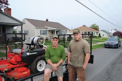 Timothy R. Finn and son Timothy J. Finn are looking to growth both the lawn and pest sides of their four-year-old business.