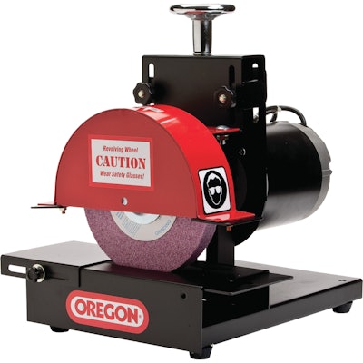The 88-023 Heavy Duty Mower Blade Grinder from Oregon