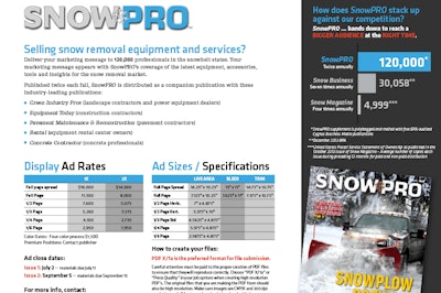 T Snow Pro 2014 Info Sheet