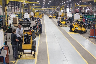 Morbark has recently finalized a state of the art production line at its Winn, MI, manufacturing facility to keep up with growing Boxer demand.