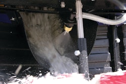 Pre-wetting salt can enhance ice-melting capability while also cutting back on waste.