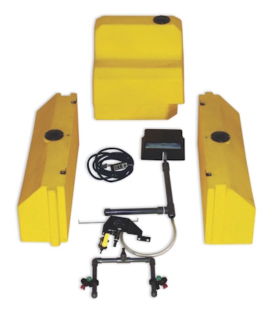 The SnowEx PWS-225 de-icing sprayer caters to large contractors and municipalities that frequently pre-wet material and anti-ice surfaces.