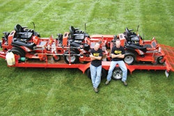 Derek (left) and David Cox of Cox Brothers Lawn in Herrin, IL.