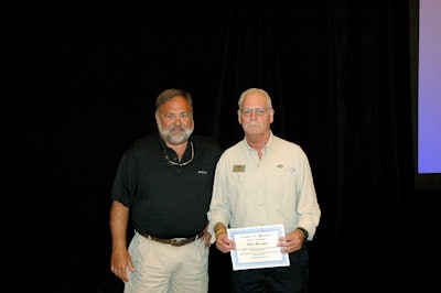 Greatest Increase in Sales (left to right) Rotary President Ed Nelson – presenter, Kurt Lorenzen.
