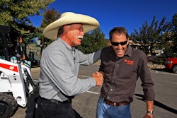 Steve Klumker and Jim Duke, owner of Bobcat of Durango
