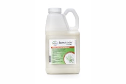 One bottle of Bayer Specticle Total can make up to nine gallons of spray.
