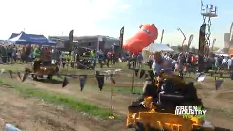 VIDEO - Wright Mowers Outdoor Race Track at GIE+EXPO 2014