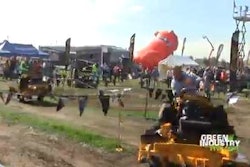 VIDEO - Wright Mowers Outdoor Race Track at GIE+EXPO 2014
