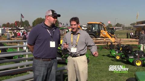VIDEO - 'Big Nick' Tests the Feel of the John Deere Tweel at GIE+EXPO 2014