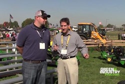 VIDEO - 'Big Nick' Tests the Feel of the John Deere Tweel at GIE+EXPO 2014