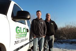 Mitch (left) and Greg Nerby of Greg's Lawn Care in Grand Forks, ND.