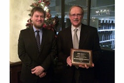 Ryan Wiebe (left), Safety and Environmental Coordinator and Stan Guyer, president of The Grasshopper Company.