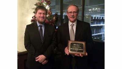 Ryan Wiebe (left), Safety and Environmental Coordinator and Stan Guyer, president of The Grasshopper Company.