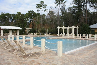 Pool paving project - Landscape Innovations performed some slight paver restoration and continues to provide the landscape maintenance on the property.