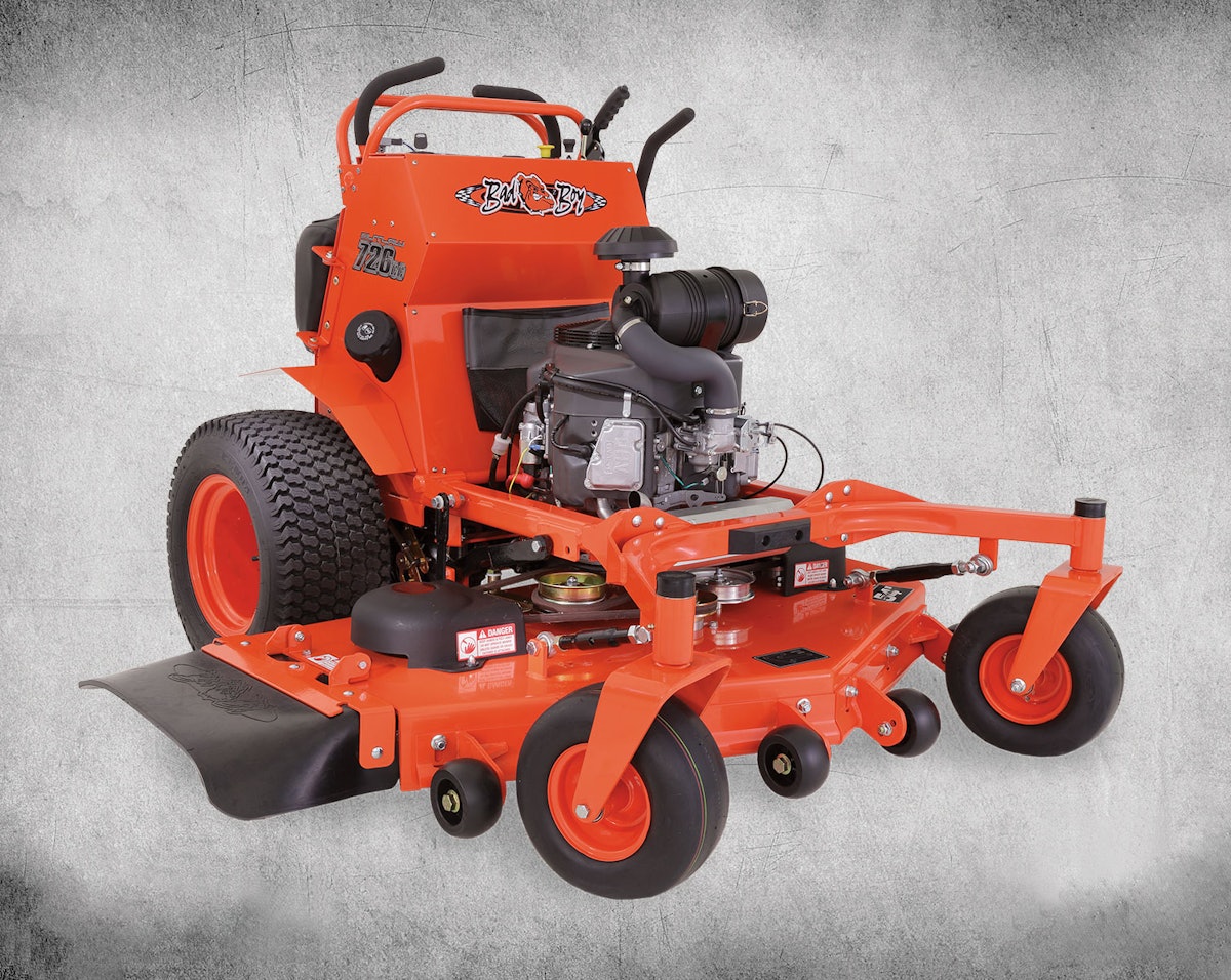 Bad Boy s Outlaw Stand on Mower From Bad Boy Mowers Green Industry Pros