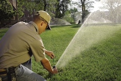 Rotors and heads now have individual adjustments for pressure regulation, spray direction and volume for more efficient use of water. (Photo courtesy of Rain Bird.)