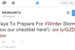 Weingartz, a five-location dealership in Michigan, makes good use of social media like Twitter to converse with customers, promote dealership specials, and offer timely lawn care and snow-related tips.