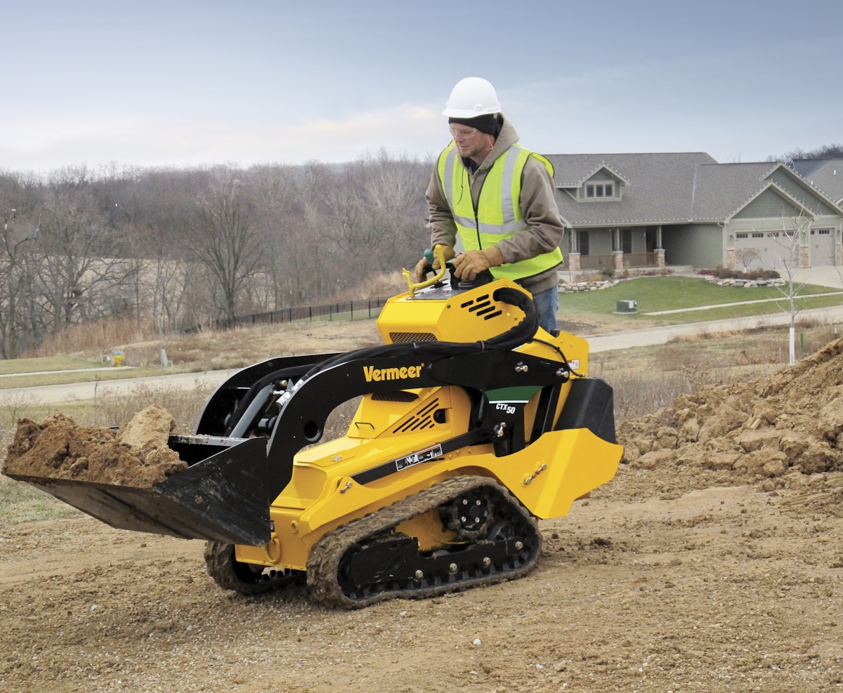 Vermeer CTX50 Mini Skid Steer From Vermeer Corporation Green